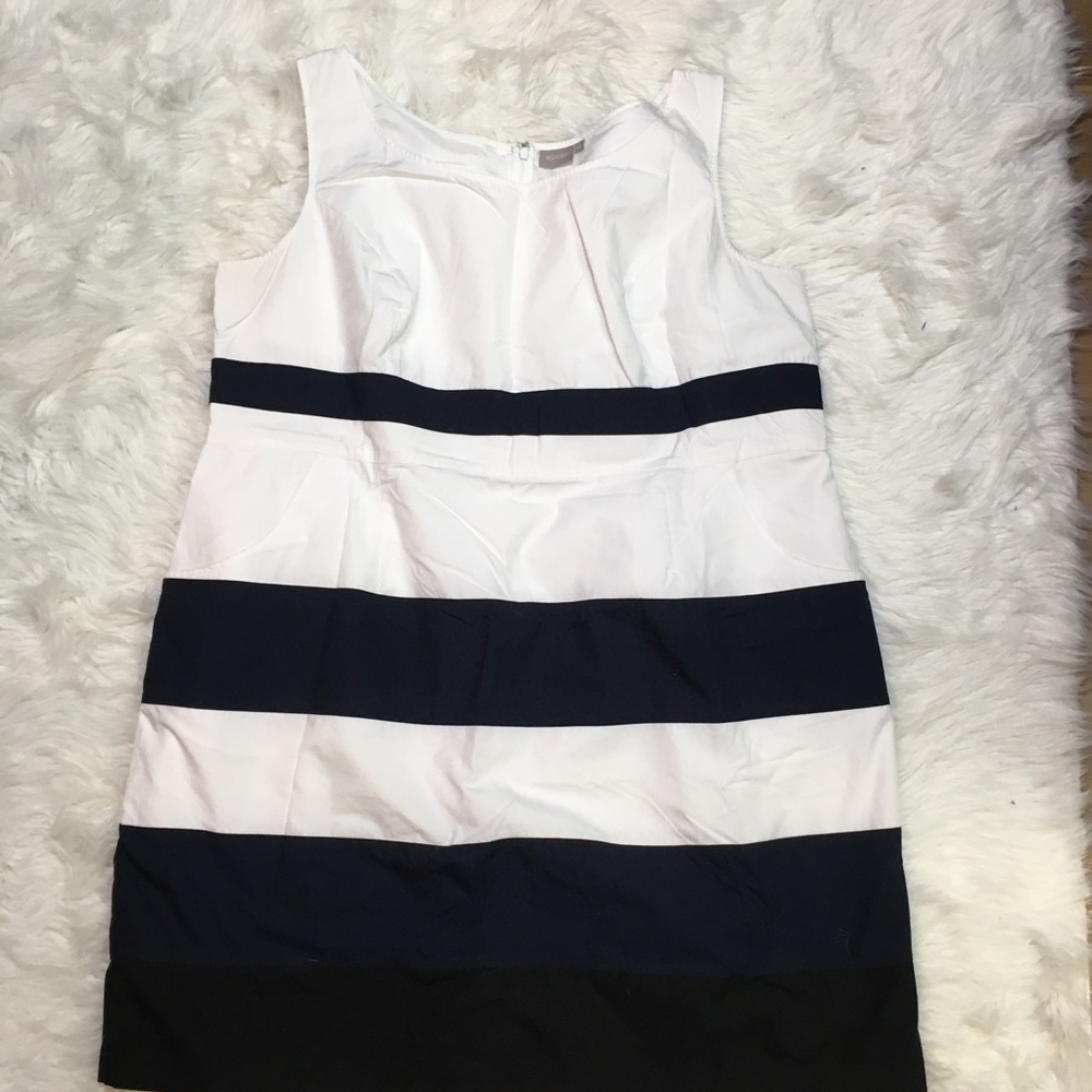 eShakti plus size 4X striped dress